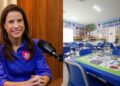 A candidata à reeleição pelo PSD, Raquel Lyra