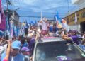 Candidata à reeleição, a governadora Raquel Lyra (PSD) fez caminhada no Cabo de Santo Agostinho na manhã deste domingo (06)