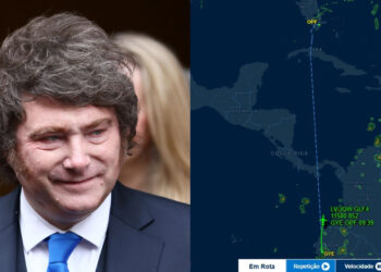 O governo Milei confirmou que Flávio entrou na Argentina teria deixado o país em 40 minutos