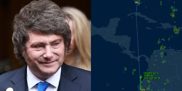 O governo Milei confirmou que Flávio entrou na Argentina teria deixado o país em 40 minutos