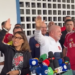 Janja e Lula (PT) reagindo a fala do jornalista durante coletiva