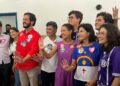 Raquel Lyra esteve acompanhada de Priscila Krause e outros membros da chapa