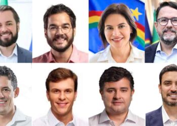 André Teixeira, Túlio Gadelha, Priscila Krause, Guilherme Cavalcanti, Daniel Coelho, Miguel Coelho, Eduardo da Fonte e Armando Bisneto (Da esq. p/ dir. - De cima p/ baixo)