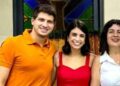 João Campos (PSB), Tabata Amaral (PSB) e Reni Amaral (Da esq. p/ dir.)