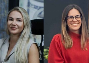 Delegada Natasha Dolci e a subchefe da Polícia Civil Beatriz Fakih Leite (Da esq. p/ dir.)