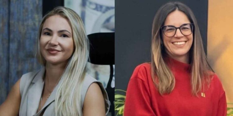 Delegada Natasha Dolci e a subchefe da Polícia Civil Beatriz Fakih Leite (Da esq. p/ dir.)