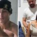 O soldado Pedro Gabriel e sua família, que fez um apelo nas redes sociais