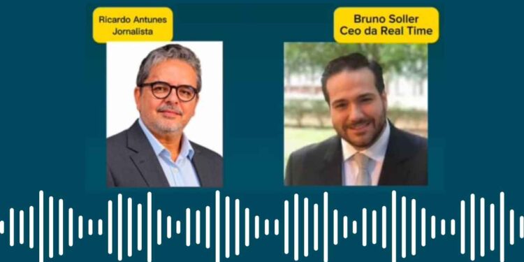 O jornalista Ricardo Antunes entrevistou o CEO do Real Time, Bruno Soller