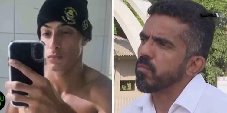 O soldado Pedro Gabriel e seu advogado, Jario Santos (Da esq. p/ dir.)
