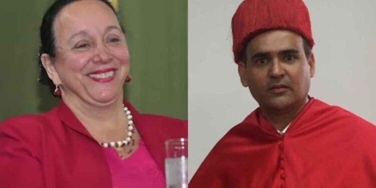 Maria do Socorro, ex-presidente do TJ-BA, e Sérgio Humberto de Sampaio, juiz