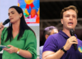 Juliana Chaparral (União Brasil) e Miguel Coelho (União Brasil)