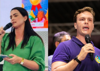 Juliana Chaparral (União Brasil) e Miguel Coelho (União Brasil)