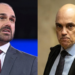 Eduardo Bolsonaro e Alexandre de Moraes