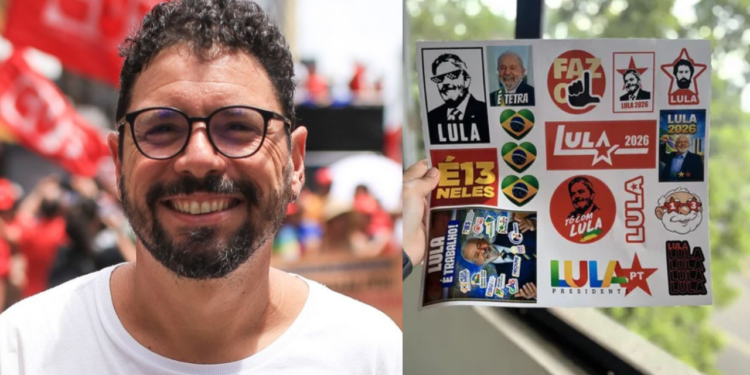 Ivan Moraes (PSOL) critica baixa produção de materiais para campanha de Lula (PT)