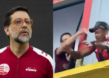 Bruno Becker, presidente do Náutico, e torcedor do Sport agredido