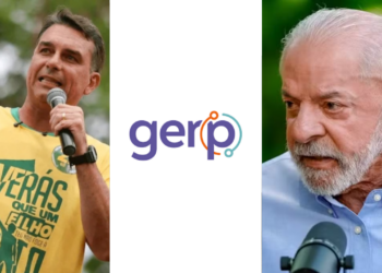 Flávio Bolsonaro (PL) e Lula (PT)
