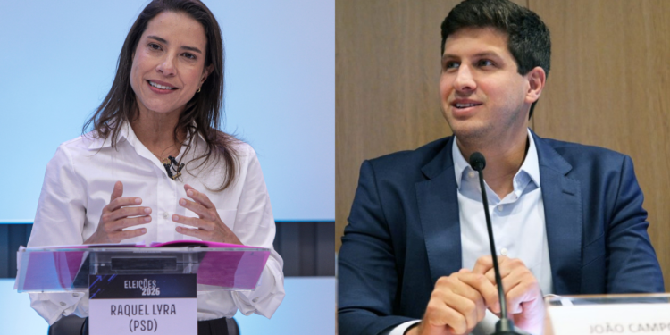 Raquel Lyra (PSD) e João Campos (PSB)