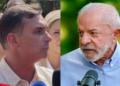Candidato a presidência Flávio Bolsonaro (PL) e Presidente Lula (PT)