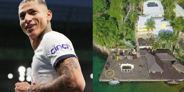 Atacante Richarlison e mansão em Angra dos Reis (RJ)