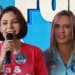 Michelle e Celina Leão pediram votos para o candidato do PL