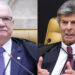 O presidente do STF, Edson Fachin, e o ministro Luiz Fux (esq. p/ dir.)