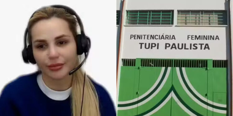 A influencer está presa preventivamente desde 22 de maio no Pavilhão Especial da Penitenciária Feminina de Tupi Paulista (SP)