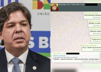 Ministro das Comunicações, Fred aparece em mensagens entre Roberta e Lulinha