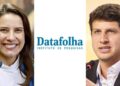 Os candidatos ao Gov. De PE, Raquel Lyra (PSD) e João Campos (PSB)