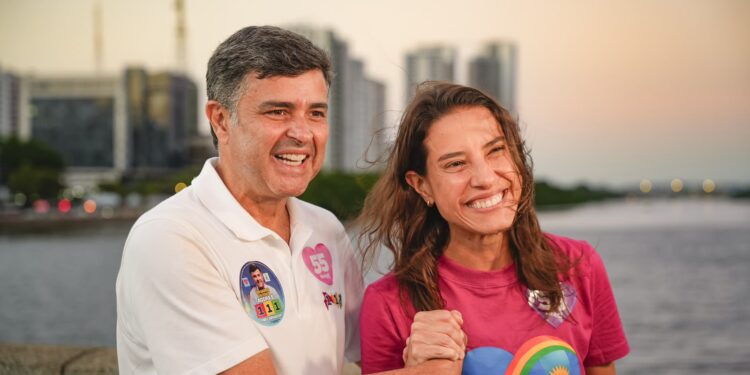 O deputado Eduardo da Fonte (PP) e a governadora Raquel Lyra (PSD)