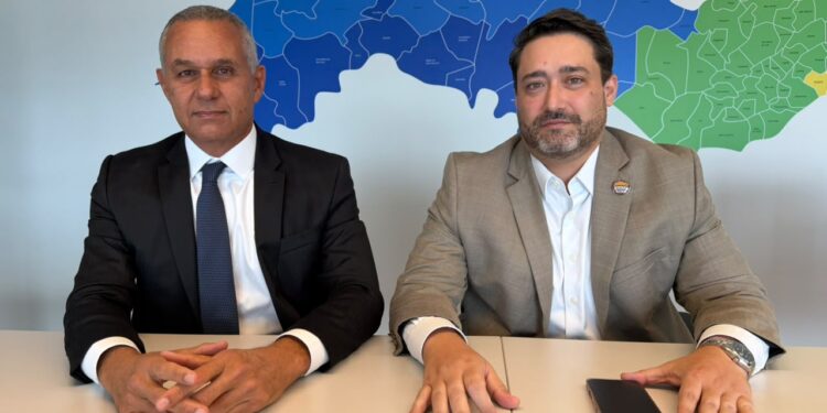 Os advogados Edgar Moury e Delmiro Campos