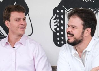 O ex-prefeito de Petrolina, Miguel Coelho e seu irmão deputado federal Fernando Filho