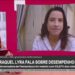 Raquel Lyra em entrevista no Globonews