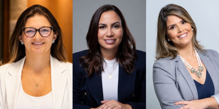 As advogadas Janielly Nunes, Diana Câmara e Isabela Lessa