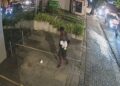 Suspeito de tentar o roubo no estabelecimento