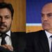 O ex-ministro das ComunicaçõesFábio Faria e o ministro do STF, Alexandre de Moraes
