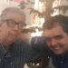 O cineasta Jomard Muniz e o jornalista Ricardo Antunes