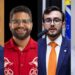 Os deputados federais eleitos: Eduardo Moura (Novo), Jones Manoel (PSOL), Lula da Fonte (PP) e Marcelo Gouveia (Podemos)