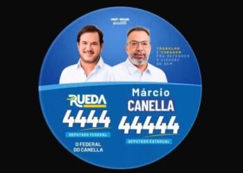 Rueda mantém foto no WhatsApp com Márcio Canella, preso pela PF