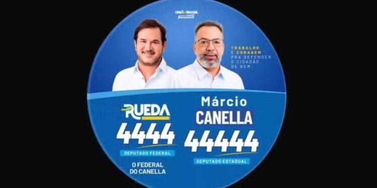 Rueda mantém foto no WhatsApp com Márcio Canella, preso pela PF