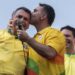 Jair Messias Bolsonaro e seu filho, Flávio
