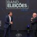 Os candidatos à presidência da República Flávio Bolsonaro (PL) e Luiz Inácio Lula da Silva (PT)