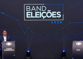 Flávio Bolsonaro (PL) e Luiz Inácio Lula da Silva (PT)