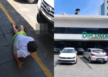O assalto ocorreu nas imediações da padaria Diplomata