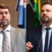 Os vereadores Samuel Salazar (MDB) e Marco Aurélio Filho (PV)