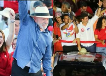 Marília Arraes (PDT) acompanha Lula (PT) em Petrolina (PE)