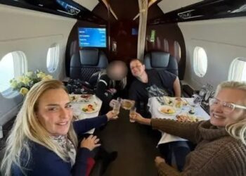 Roberta Luchsinger e Lulinha em foto inédita