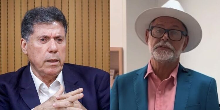 O prefeito do Cabo de Santo Agostinho e o presidente interino do CABOPREV, Jefferson Rodrigues de Souza
