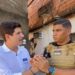 O ex-prefeito João Campos (PSB) e o influenciador Emerson Freitas
