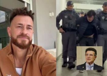 Apresentador e jornalista Fred Bruno é atingindo por tiro disparado por deputado Marcelo Aguiar (PL)