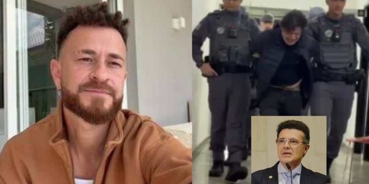 Apresentador e jornalista Fred Bruno é atingindo por tiro disparado por deputado Marcelo Aguiar (PL)